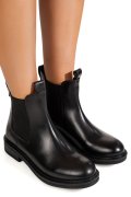 GHETE NEGRE PIELE NATURALA TS77IM491