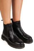 GHETE NEGRE PIELE NATURALA TS77IM4033