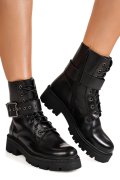 GHETE NEGRE PIELE NATURALA TS77IMA2065