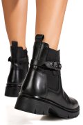 GHETE NEGRE PIELE NATURALA TS77IMA2025