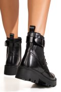 GHETE NEGRE PIELE NATURALA TS77IMA1564