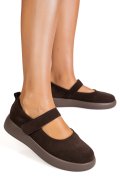 ESPADRILE COFFE PIELE NATURALA INTOARSA TSP2650