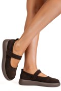 ESPADRILE COFFE PIELE NATURALA INTOARSA TSP2650