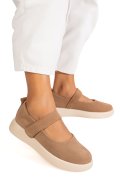 ESPADRILE KHAKI PIELE NATURALA INTOARSA TSP2650