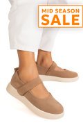 ESPADRILE KHAKI PIELE NATURALA INTOARSA TSP2650