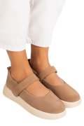 ESPADRILE KHAKI PIELE NATURALA INTOARSA TSP2650