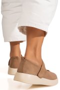 ESPADRILE KHAKI PIELE NATURALA INTOARSA TSP2650