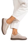 PANTOFI SPORT BEJ PIELE NATURALA INTOARSA FSP001-969