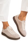 PANTOFI SPORT BEJ PIELE NATURALA INTOARSA FSP001-969