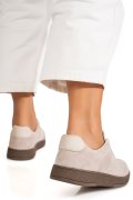 PANTOFI SPORT BEJ PIELE NATURALA INTOARSA FSP001-969