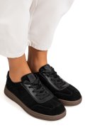 PANTOFI SPORT NEGRI PIELE NATURALA INTOARSA FSP001-969