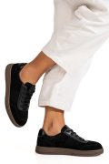 PANTOFI SPORT NEGRI PIELE NATURALA INTOARSA FSP001-969