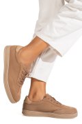 PANTOFI SPORT KHAKI PIELE NATURALA INTOARSA TSP2646