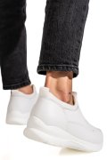 PANTOFI SPORT ALBI PIELE NATURALA QSPL1069
