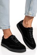 PANTOFI SPORT NEGRI PIELE NATURALA INTOARSA TSP2646