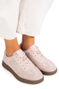 PANTOFI SPORT ROZ PIELE NATURALA INTOARSA FSP001-969