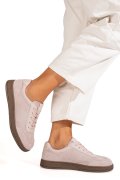 PANTOFI SPORT ROZ PIELE NATURALA INTOARSA FSP001-969