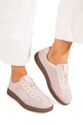 PANTOFI SPORT ROZ PIELE NATURALA INTOARSA FSP001-969