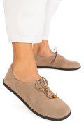 PANTOFI KHAKI PIELE NATURALA INTOARSA FSP002-602