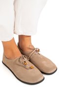 PANTOFI KHAKI PIELE NATURALA INTOARSA FSP002-602