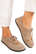 PANTOFI KHAKI PIELE NATURALA INTOARSA FSP002-602