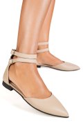 BALERINI BEJ PIELE NATURALA 3S7740