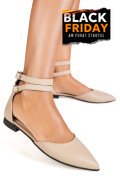 BALERINI BEJ PIELE NATURALA 3S7740