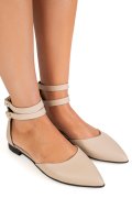 BALERINI BEJ PIELE NATURALA 3S7740