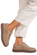 PANTOFI SPORT KHAKI PIELE NATURALA INTOARSA FSP001-969