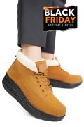 GHETE LIGHT BROWN PIELE NATURALA INTOARSA ASP603-1