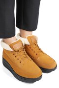 GHETE LIGHT BROWN PIELE NATURALA INTOARSA ASP603-1