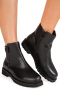 GHETE NEGRE PIELE NATURALA ASPM2801