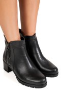 GHETE NEGRE PIELE NATURALA 1SP56