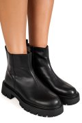 GHETE NEGRE PIELE NATURALA 1SP52