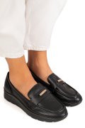 MOCASINI NEGRI PIELE NATURALA QSPL783