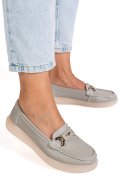 MOCASINI GRI PIELE NATURALA 3SP702