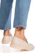 MOCASINI BEJ PIELE NATURALA 3SP701