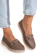 MOCASINI KHAKI PIELE NATURALA 3SP702