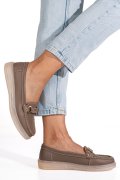 MOCASINI KHAKI PIELE NATURALA 3SP702