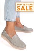 MOCASINI GRI PIELE NATURALA 3SP701