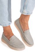 MOCASINI GRI PIELE NATURALA 3SP701
