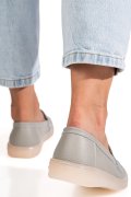 MOCASINI GRI PIELE NATURALA 3SP701