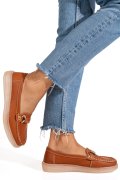 MOCASINI CAMEL PIELE NATURALA 3SP702