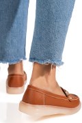 MOCASINI CAMEL PIELE NATURALA 3SP702