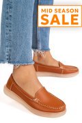 MOCASINI CAMEL PIELE NATURALA 3SP700
