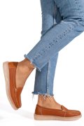 MOCASINI CAMEL PIELE NATURALA 3SP700