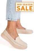 MOCASINI BEJ PIELE NATURLA 3SP700