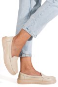 MOCASINI BEJ PIELE NATURLA 3SP700