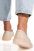 MOCASINI BEJ PIELE NATURLA 3SP700