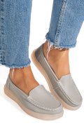 MOCASINI GRI PIELE NATURLA 3SP700